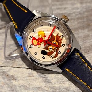 Animated 1970's Little Red Riding Hood Watch